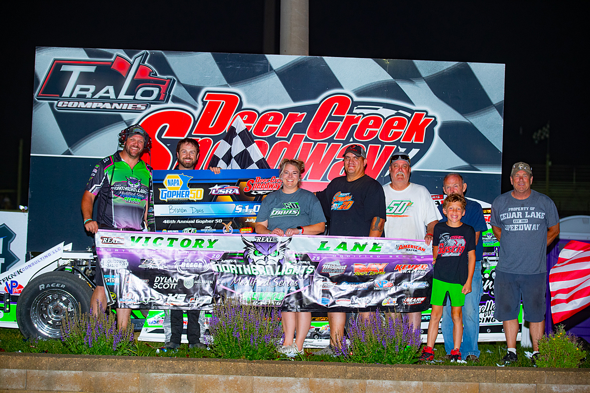 Brandon Davis Back in Victory Lane at Deer Creek